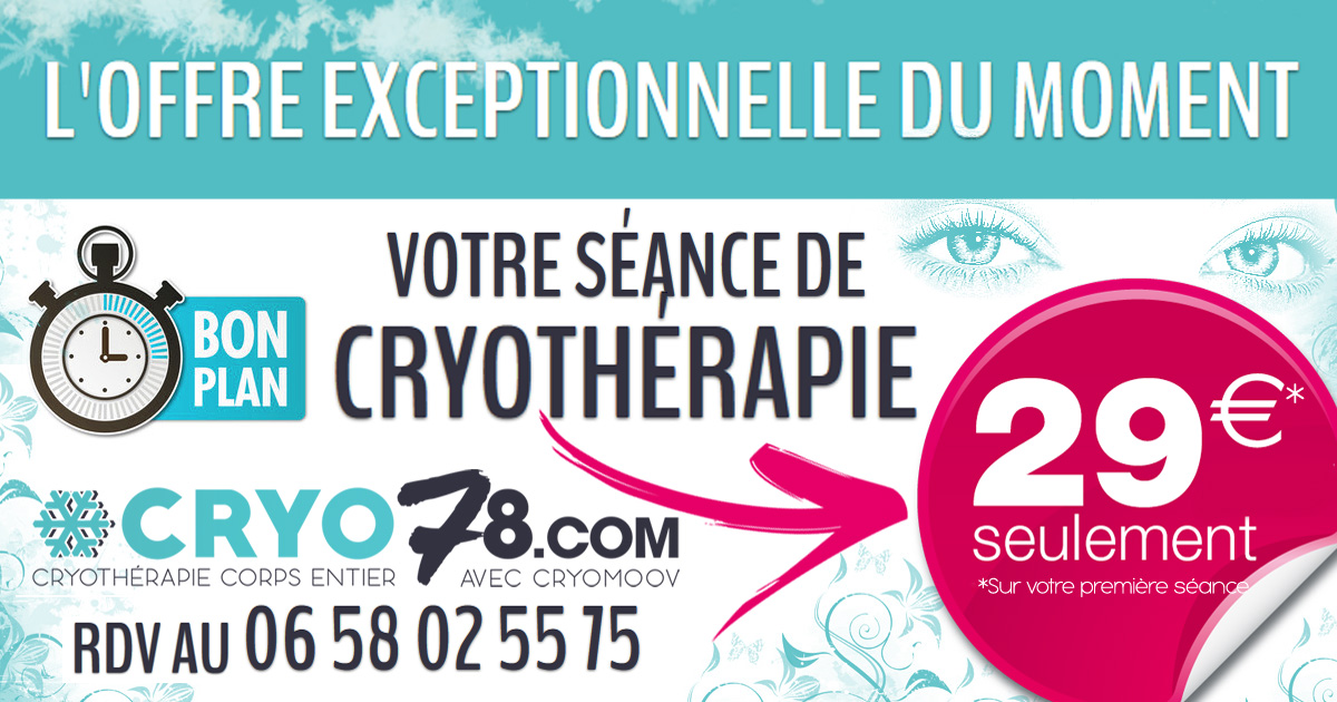 Offre Tarif Cryothérapie